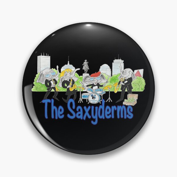 Item preview, The Saxyderms Funny Elephant Jazz Band Saxophone Player Music Teacher Gift designed and sold by HarinDonreka.