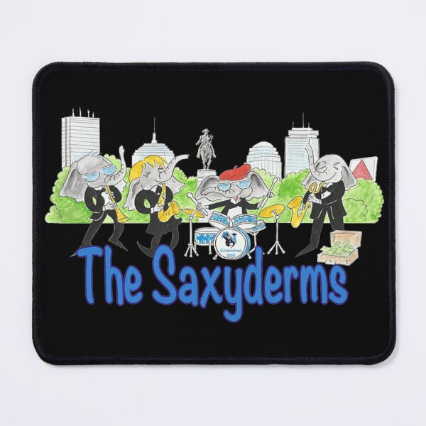 Item preview, The Saxyderms Funny Elephant Jazz Band Saxophone Player Music Teacher Gift designed and sold by HarinDonreka.