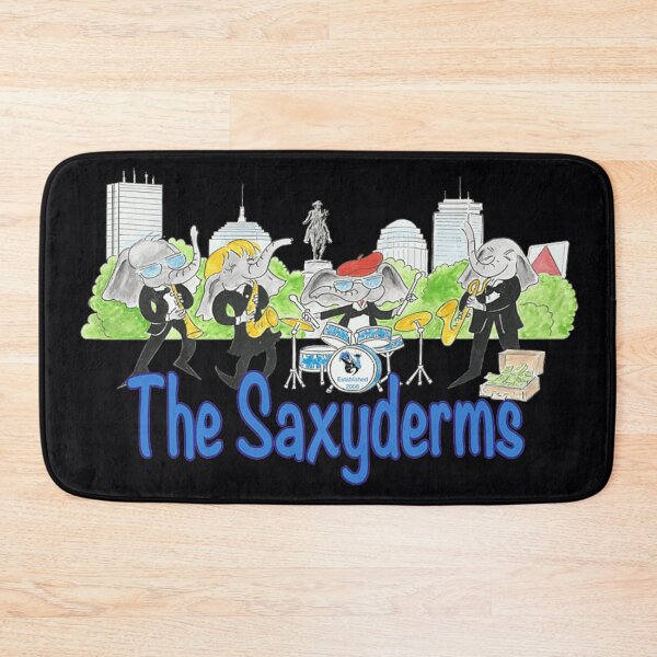 Item preview, The Saxyderms Funny Elephant Jazz Band Saxophone Player Music Teacher Gift designed and sold by HarinDonreka.