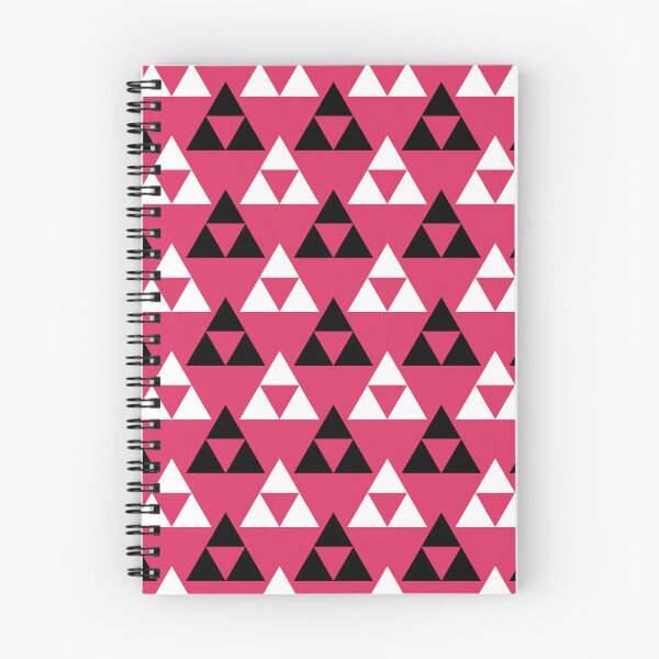 Item preview, Cerise, black & white triangles designed and sold by Mint + Midnight.