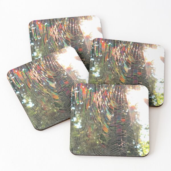 Item preview, Spiderweb in sunlight, real photograph designed and sold by GiSilver.