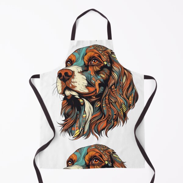 Item preview, Colorful Brittany Spaniel designed and sold by MendaciousMina.