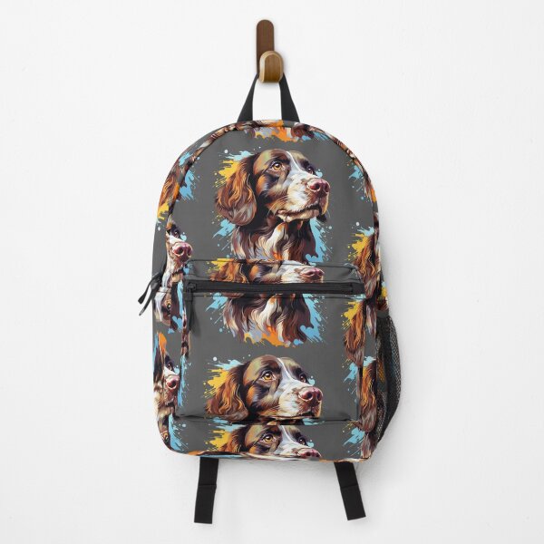 Item preview, Colorful Brittany Spaniel designed and sold by MendaciousMina.