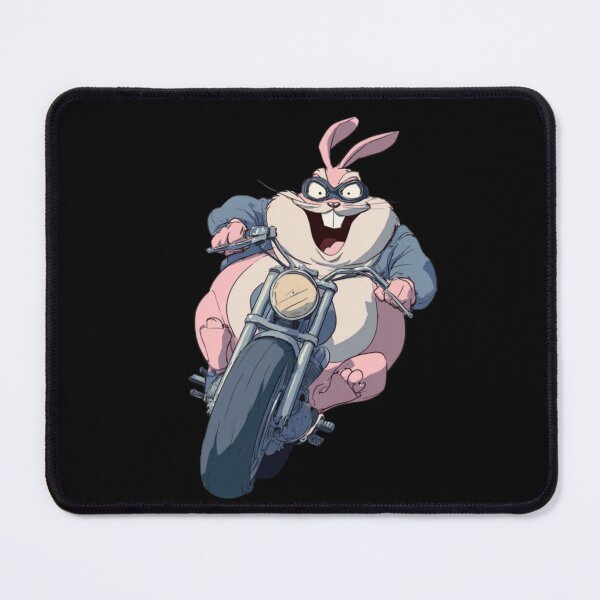 Item preview, Funny Rabbit Meme Humor Collection – Biker Bunny Meme Funny Rabbit Riding Motorcycle designed and sold by MiraLumeStudio.