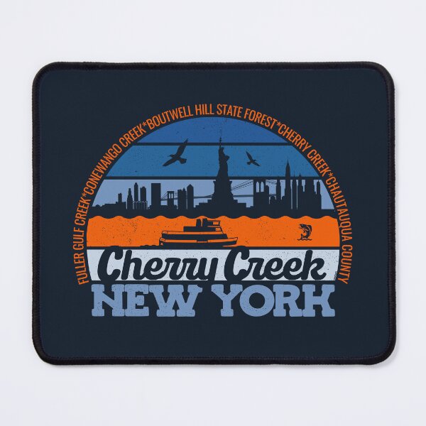 Item preview, Cherry Creek New York Sunset Retro Vintage Local Pride Logo designed and sold by CRHPOD20.