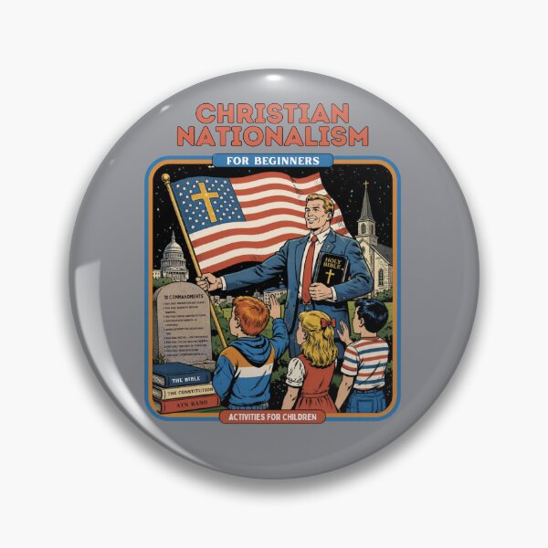 Item preview, Christian Nationalism for Beginners: Activities for Children (Vintage Satirical Tee) designed and sold by Alt Christian.