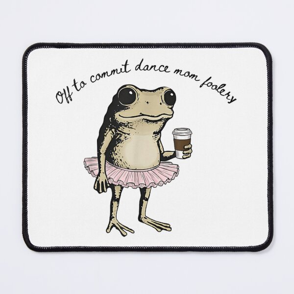 Item preview, Funny Ballet Frog Off To Commit Dance Mom Foolery Coffee Frog designed and sold by DaphoLatara.