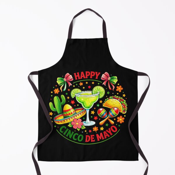 Item preview, Happy Cinco De Mayo Margarita Taco And Sombrero Mexican Fiesta Celebration designed and sold by DaphoLatara.