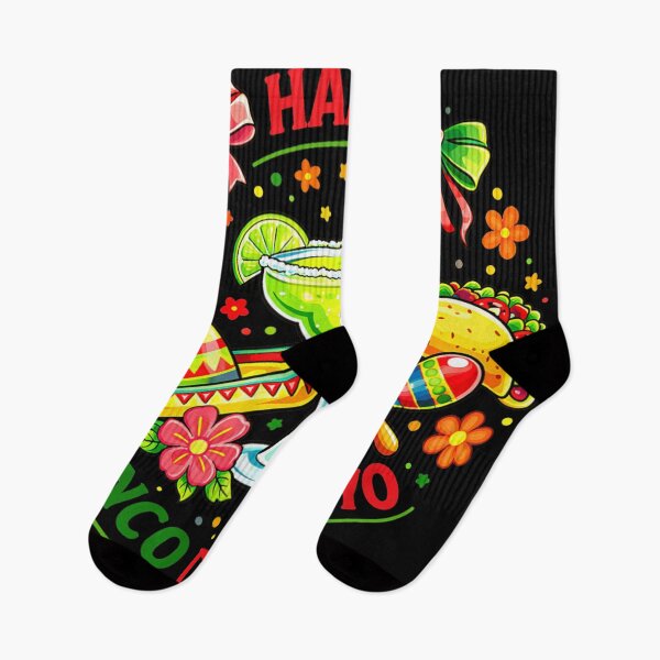 Item preview, Happy Cinco De Mayo Margarita Taco And Sombrero Mexican Fiesta Celebration designed and sold by DaphoLatara.