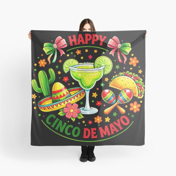 Item preview, Happy Cinco De Mayo Margarita Taco And Sombrero Mexican Fiesta Celebration designed and sold by DaphoLatara.
