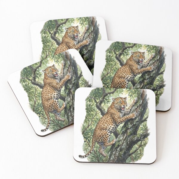 Item preview, Leopard Panthera Pardus Arboreal Forest Canopy designed and sold by RubisLeaf.