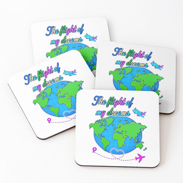 Item preview, The Flight of My Dreams Travel Shirt Globe Airplane Adventure Tee designed and sold by Aimetoi.
