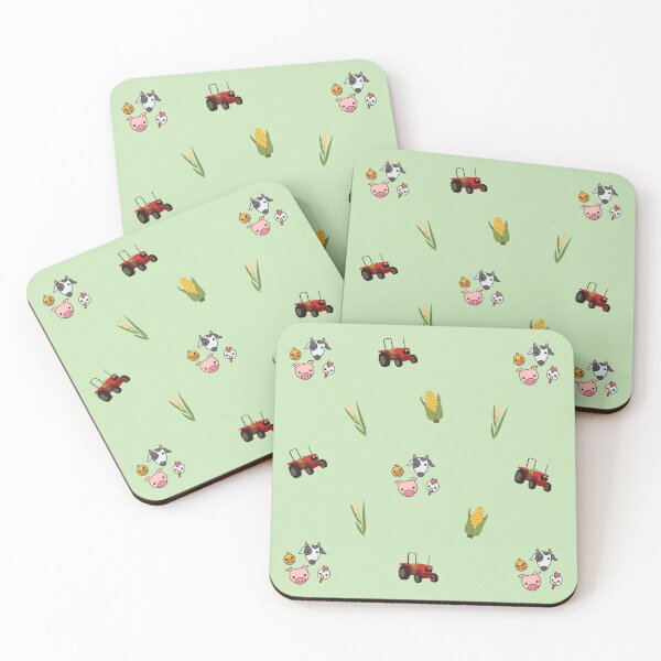 Item preview, Farm Animals Corn Tracker Stickers Prints Posters Wall Art Magnet Home Coffee Cup Decoration TShirt Stationary Notebook Magnet Hat Kitchen Work School Office Redbubble Shop designed and sold by Saritas Boutique Shop.