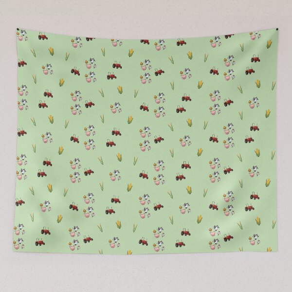 Item preview, Farm Animals Corn Tracker Stickers Prints Posters Wall Art Magnet Home Coffee Cup Decoration TShirt Stationary Notebook Magnet Hat Kitchen Work School Office Redbubble Shop designed and sold by Saritas Boutique Shop.