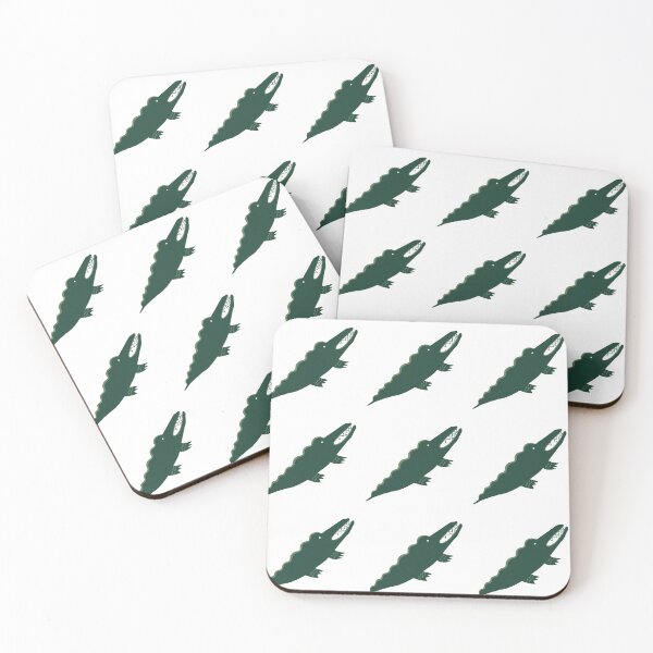 Item preview, Florida Pond Gator in Slime Green designed and sold by paperandfrill.