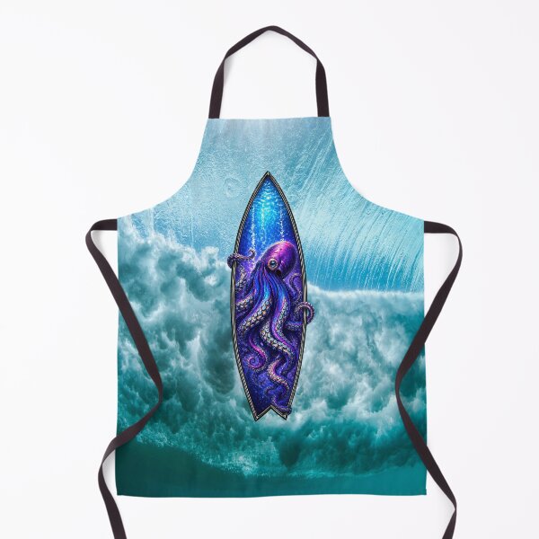 Artikelvorschau, Oktopus-Surfbrett – Tiefseewellenkunst, surreales Meeresdesign entworfen und verkauft von artistwill.