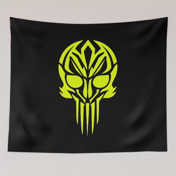 Item preview, Phosphorescent Tribal Skull designed and sold by elife.ds.