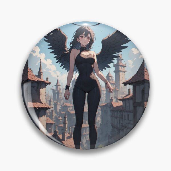 Item preview, Dark Angel Girl Anime designed and sold by ArtsJulian.