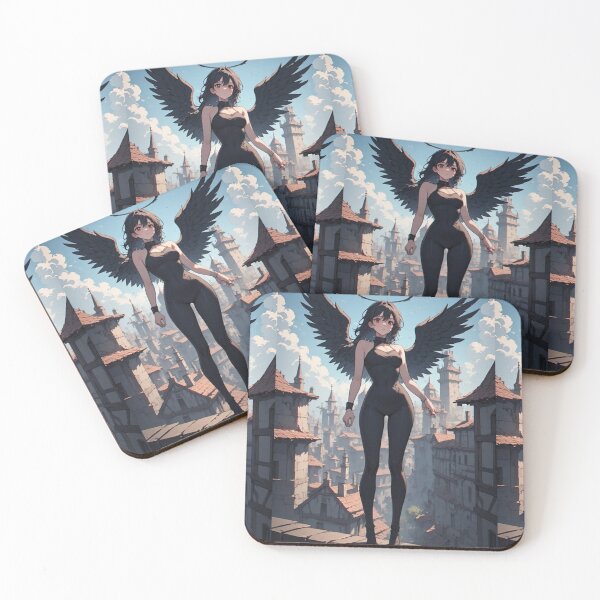 Item preview, Dark Angel Girl Anime designed and sold by ArtsJulian.