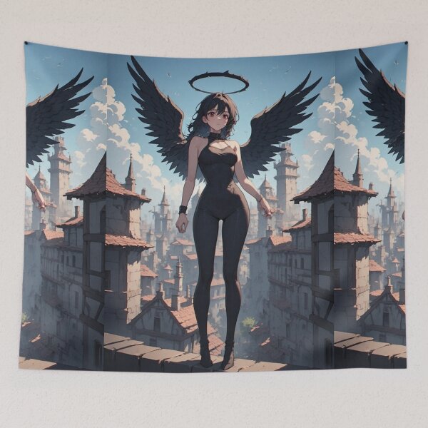 Item preview, Dark Angel Girl Anime designed and sold by ArtsJulian.