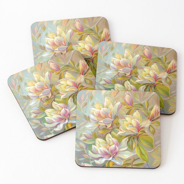 Item preview, Magnolia flower art designed and sold by MargaretWiktor.