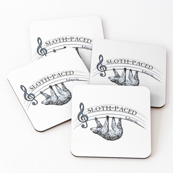 Item preview, Sloth‑Paced Adagio – Funny Music Sloth Design designed and sold by ChiaraPagani.