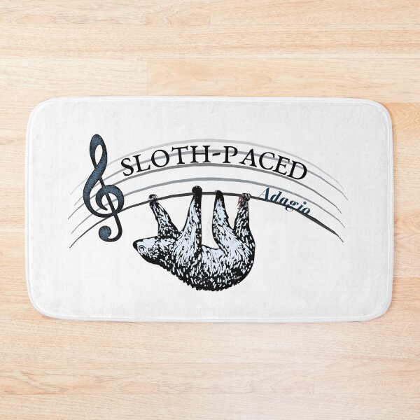 Item preview, Sloth‑Paced Adagio – Funny Music Sloth Design designed and sold by ChiaraPagani.