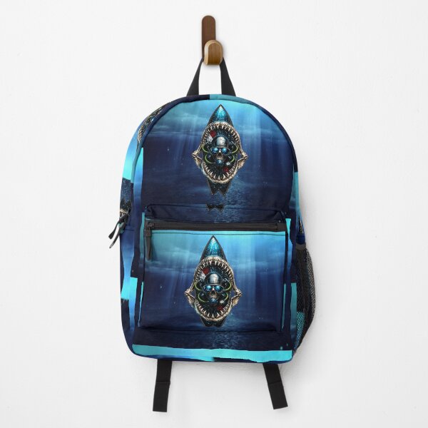 Item preview, Shark Jaw Scuba Skull – Diver Surfboard Ocean Predator Design designed and sold by artistwill.