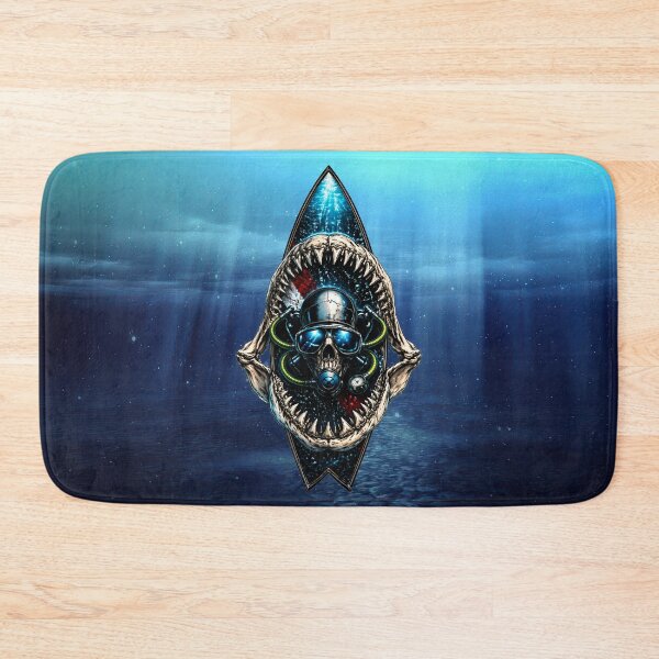 Item preview, Shark Jaw Scuba Skull – Diver Surfboard Ocean Predator Design designed and sold by artistwill.