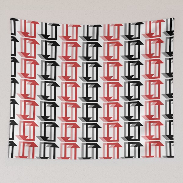 Item preview, Red, black & white arrows designed and sold by Mint + Midnight.