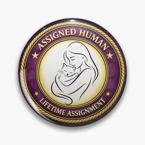 Item preview, Assigned Human Lifetime Assignment Emblem designed and sold by Epileptic Al's Shop.