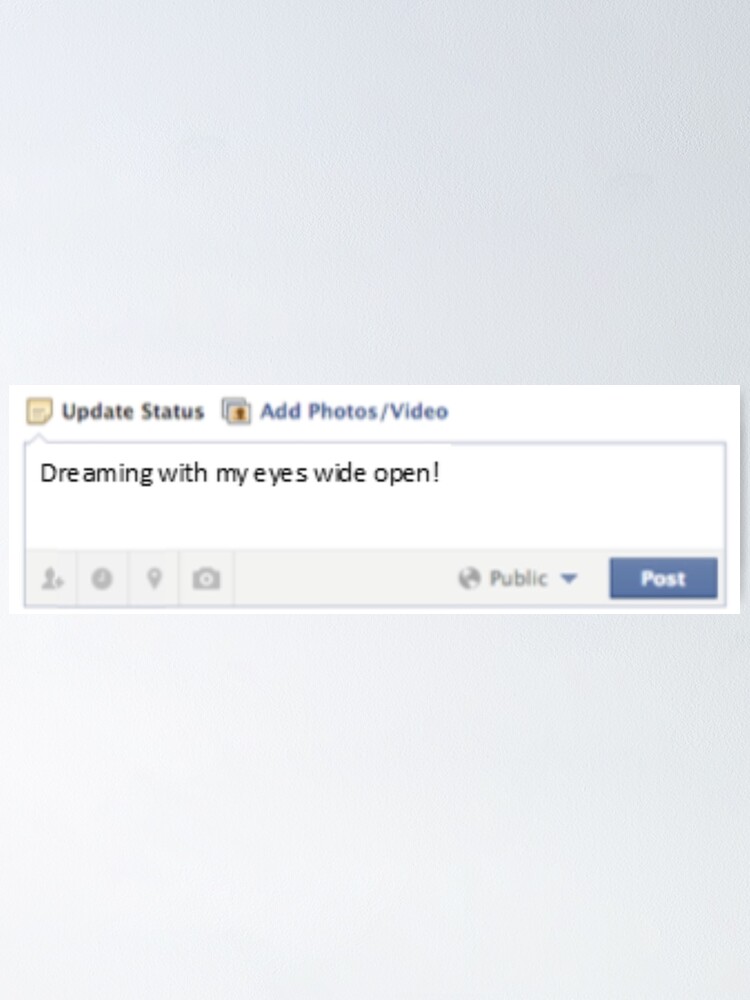 "Dreaming With Your Eyes Wide Open The Greatest Showman" Poster for