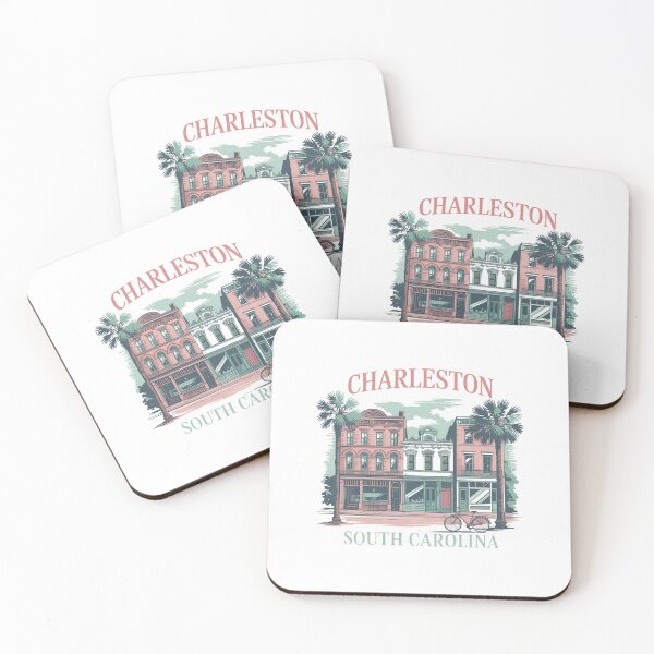 Item preview, Charleston South Carolina Vintage City Architecture Travel Souvenir designed and sold by Polarisofficial.