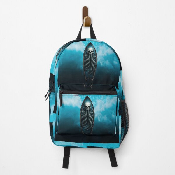 Item preview, Kraken Skull Surfboard – Dark Ocean Deep Sea Horror Design designed and sold by artistwill.