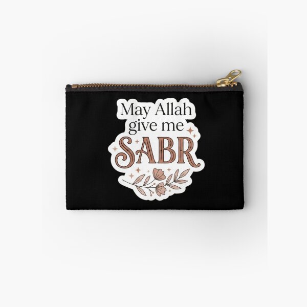 Item preview, May Allah Give Me Sabr - Aesthetic Boho Islamic Floral Design-صبر designed and sold by Noor_Creations.