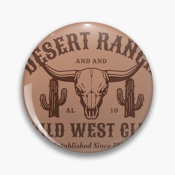 Item preview, Vintage Wild West Desert Ranch Bull Skull Logo designed and sold by LYZ7VANI.
