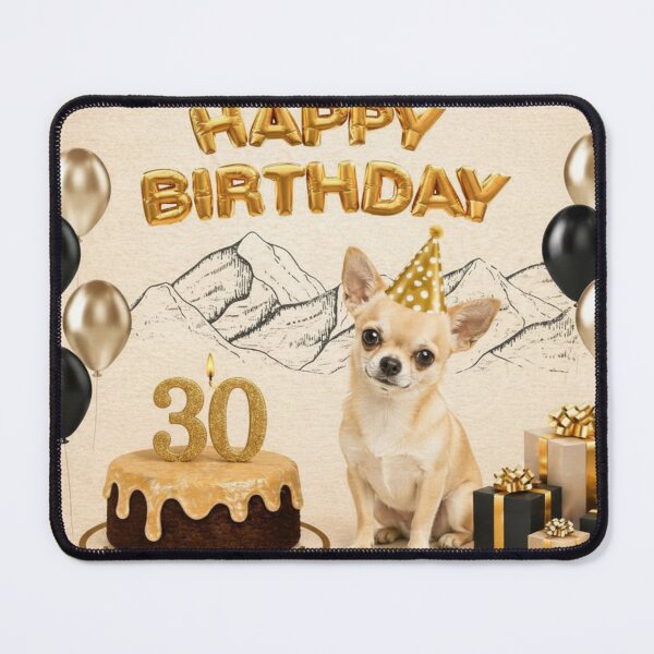 Item preview, Chihuahua 30th Birthday Dog Card designed and sold by GivingJoy.