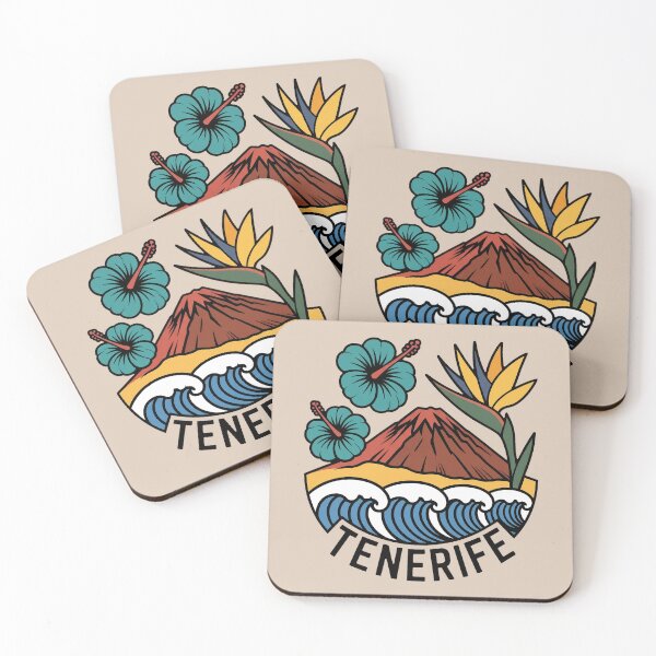 Item preview, Insignia tropical vintage de Tenerife Surf Mount Teide designed and sold by MavtM.