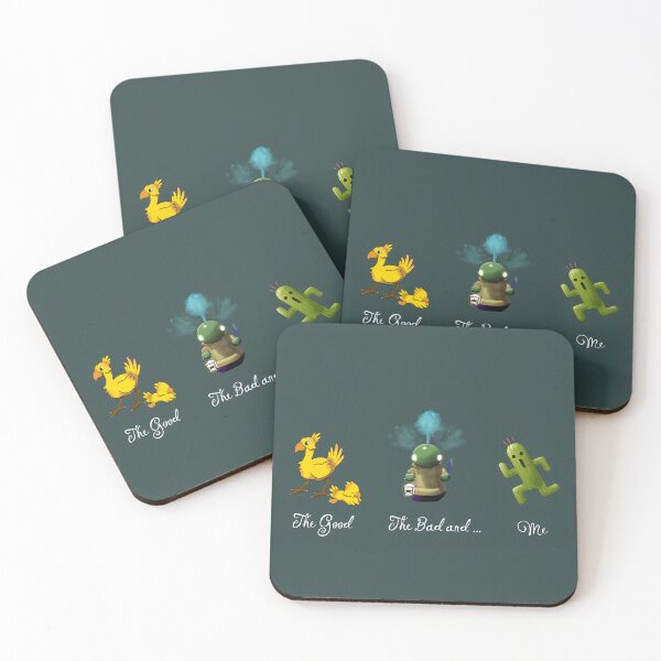 Item preview, Final Fantasy 7 Chocobo, Tonberry, Cactuar designed and sold by Acoustic9cetra.
