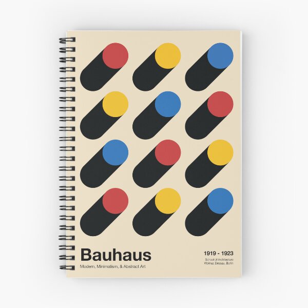 Item preview, Bauhaus Geometric Cylinders - Minimalist Retro Abstract Art designed and sold by Myowander.