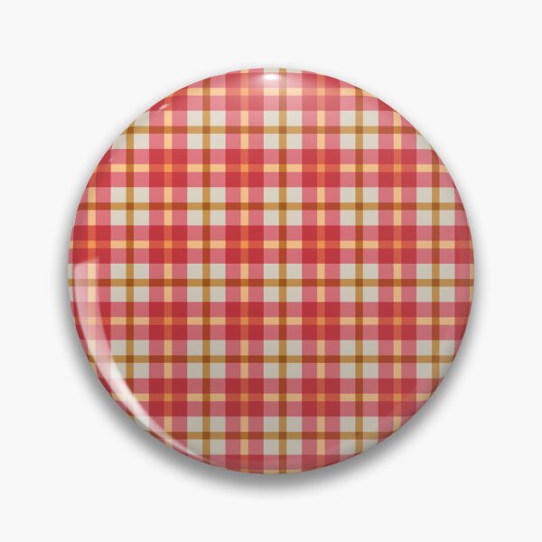 Item preview, Pink, orange & bone plaid designed and sold by Mint + Midnight.