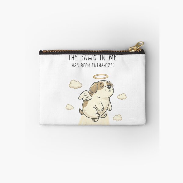 Item preview, The Dawg In Me Has Been Euthanized Funny Dog Angel T-Shirt - Digital Art designed and sold by Panom Suavichien.