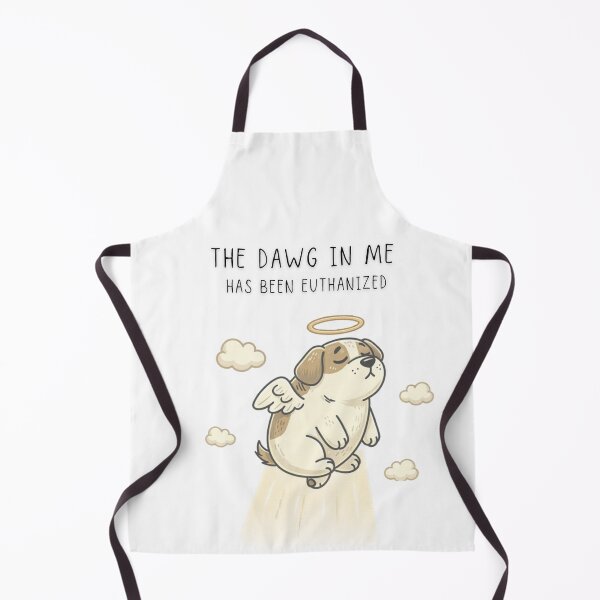 Item preview, The Dawg In Me Has Been Euthanized Funny Dog Angel T-Shirt - Digital Art designed and sold by Panom Suavichien.