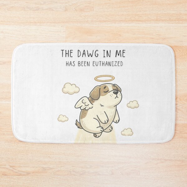 Item preview, The Dawg In Me Has Been Euthanized Funny Dog Angel T-Shirt - Digital Art designed and sold by Panom Suavichien.