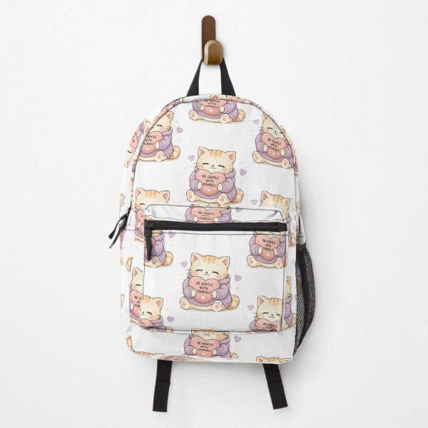 Item preview, Be Gentle With Yourself Cat | Cute Kawaii Aesthetic | Self Care Mental Health Design designed and sold by The Mood Index.