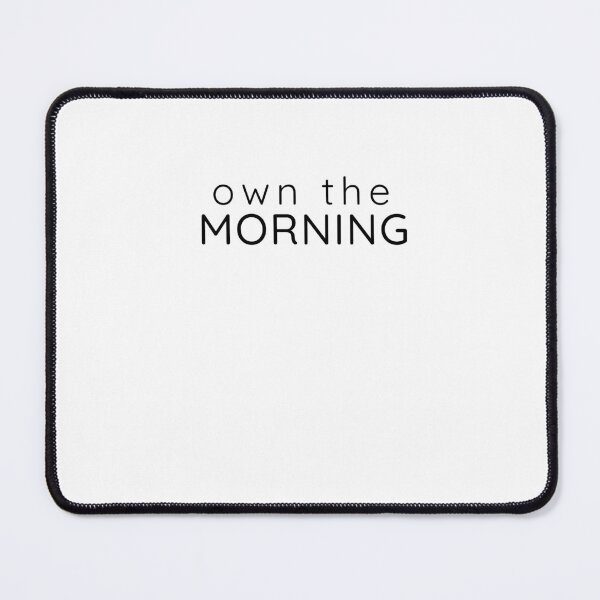 Item preview, Own the Morning – Minimal Motivational Typography designed and sold by Stillpath Co..