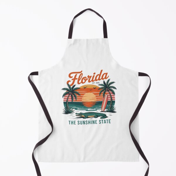 Item preview, Florida The Sunshine State Vintage Gator Surf Retro Souvenir designed and sold by Polarisofficial.