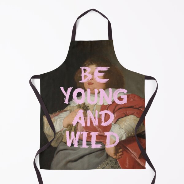 Item preview, Be Young and Wild Baroque Portrait Parody with Pink Satire designed and sold by UtArt.