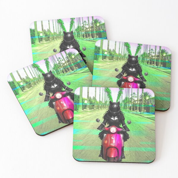 Item preview, California Goth Girl Scooter designed and sold by Glitch Ink.