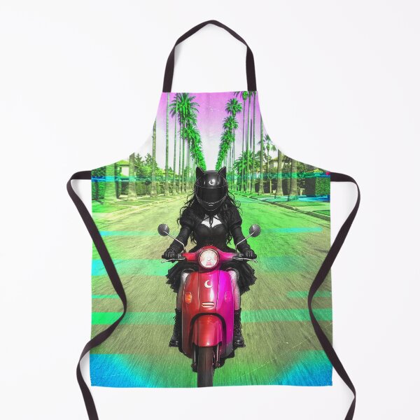 Item preview, California Goth Girl Scooter designed and sold by Glitch Ink.